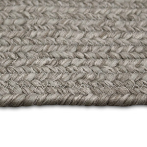 Tapete gris ovalado con textura de estilo artesanal y minimalista (Faro P0247-085 - Ovalado)