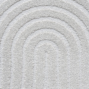 Tapete gris claro, felpudo de estilo moderno (Trentino 41061-6161)