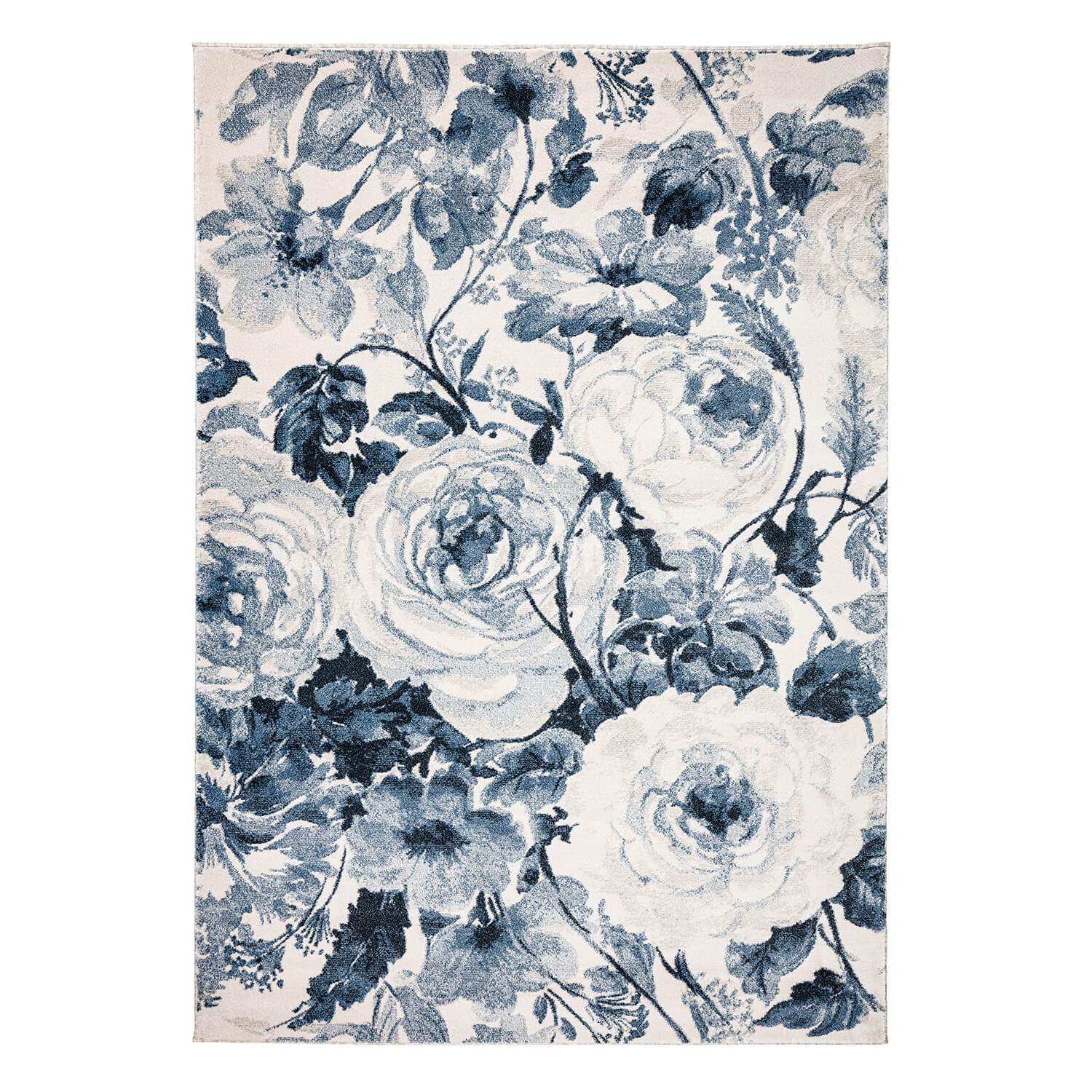Tapete azul con diseño de flores de estilo moderno y elegante (Bohemia 78316-652)
