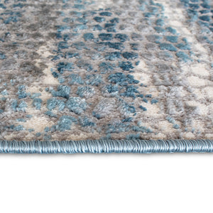 Tapete azul y gris con textura suave de estilo moderno y elegante (Vinci 5561-E)