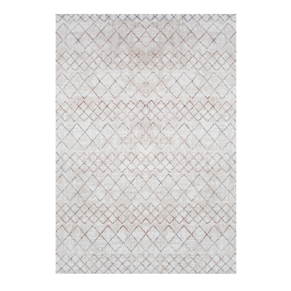 Tapete blanco con diseño geométrico de estilo moderno (Baltimore 36458-060)