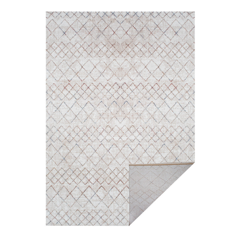 Tapete blanco con diseño geométrico de estilo moderno (Baltimore 36458-060)
