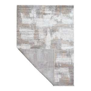 Tapete Fabia - color: gris humo y arena 66538-957