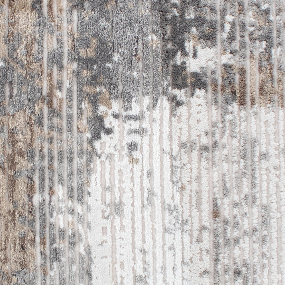 Tapete Fabia - color: gris humo y arena 66538-957