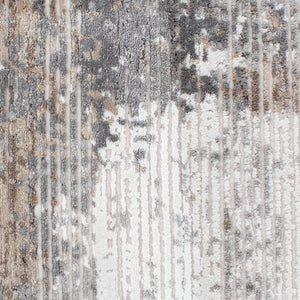 Tapete Fabia - color: gris humo y arena 66538-957