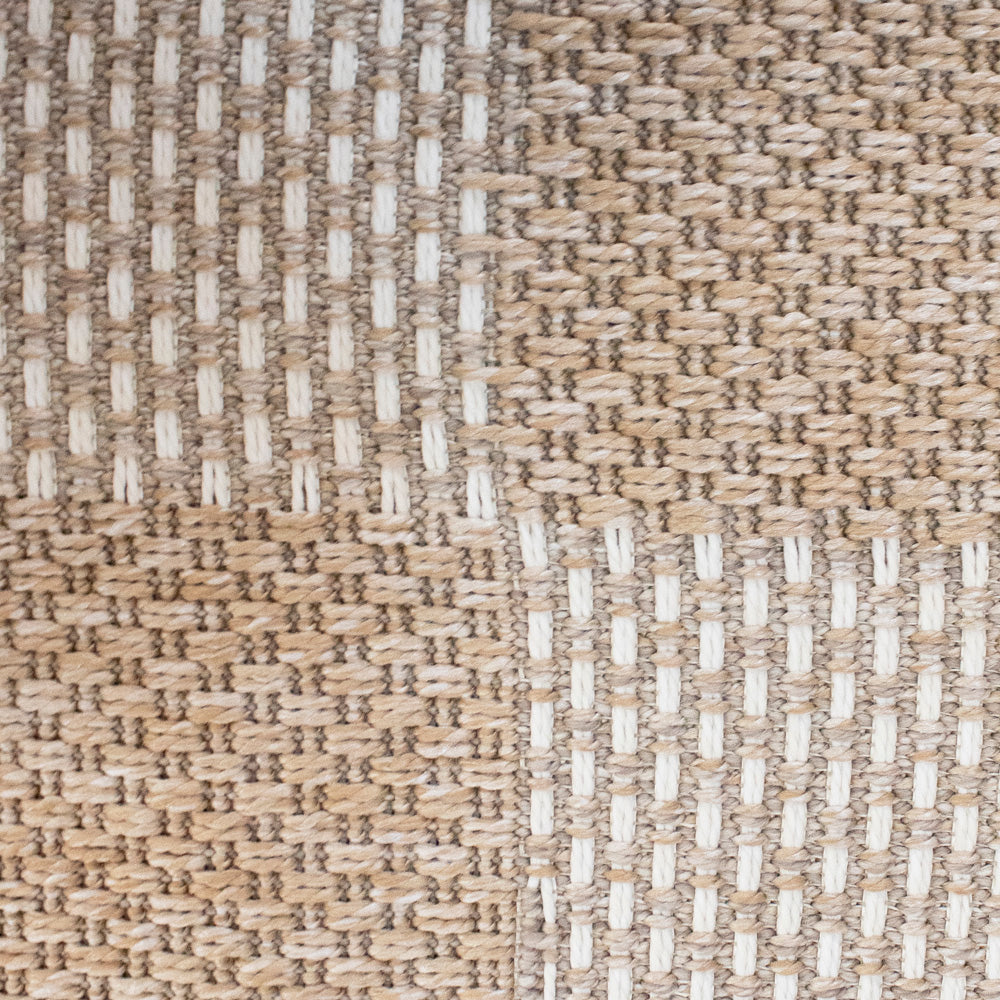 Tapete Grace: imitación yute y fique,  texturizado para exterior / interior (39958-500)