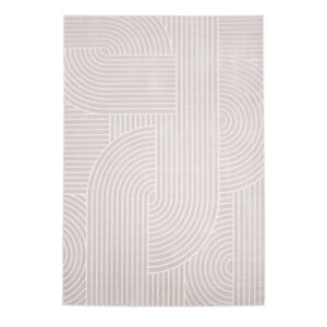 Tapete blanco de textura suave con un diseño moderno (Highlands T714-69)