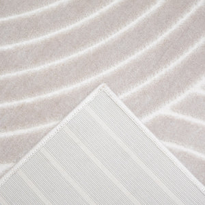 Tapete blanco de textura suave con un diseño moderno (Highlands T714-69)