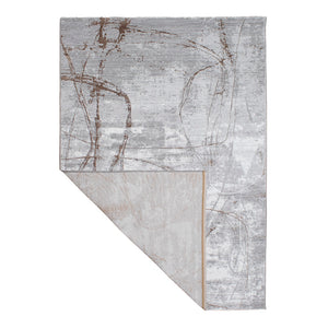 Tapete Nora - Color: Gris claro, cobre 67183-957