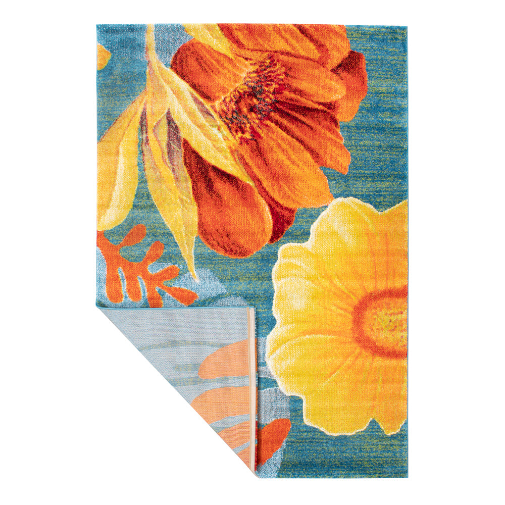 Tapete multicolor con diseño floral de estilo moderno (Las Chicas Que Pintan 39382-115)