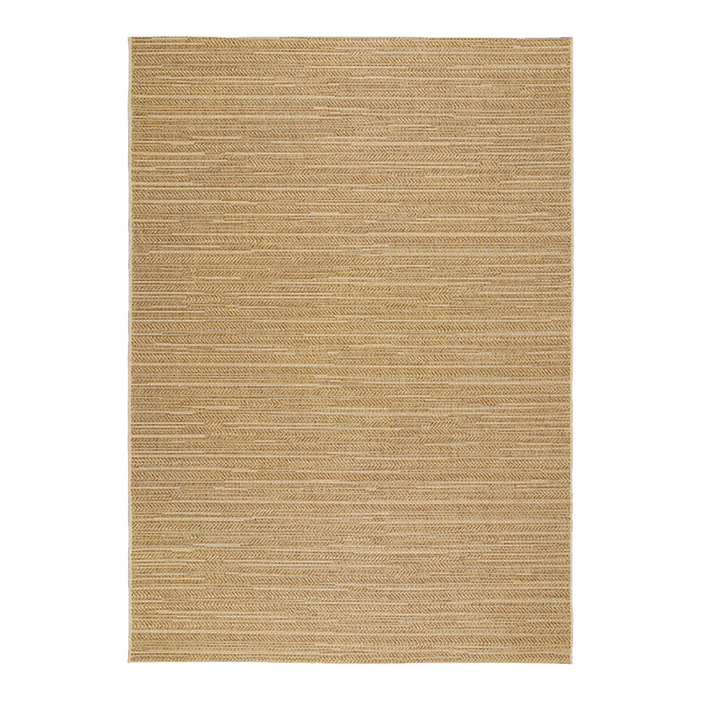 Tapete beige de yute artificial, texturizado con estilo artesanal (Grace 39489-726)