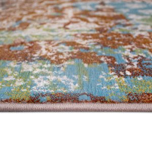 Tapete multicolor con diseño clásico de estilo elegante (Patina 410162-AK990)