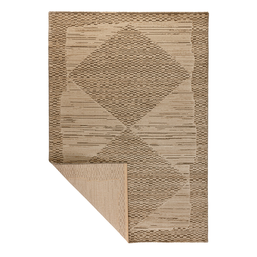 Tapete marrón con diseño y estilo kilim (Optimist 54587-294)