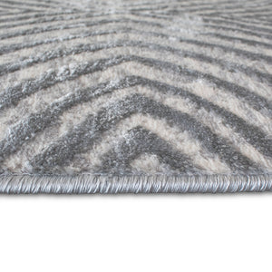 Tapete gris con textura suave de estilo moderno y elegante (Vinci 91-H)