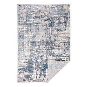 Tapete gris y azul elegante y moderno con textura suave (Vinci 1803-L)